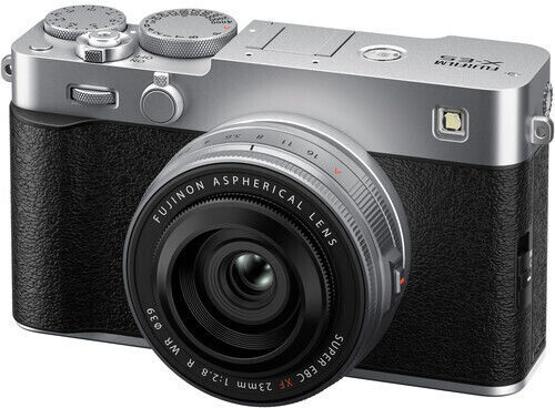 Fujifilm X-E5 Mirrorless Camera Kit (XF 23mm F/2.8 R WR) Silver