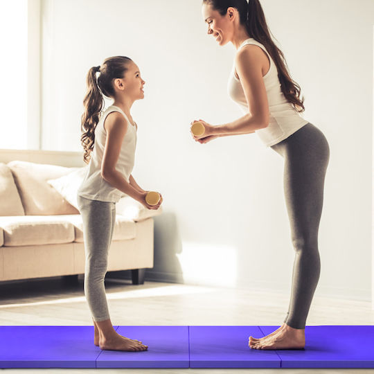 Costway Exercise Mat Purple (300x116cm)