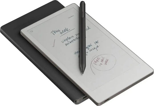 reMarkable E-Book-Reader Paper Pro Move 7.3 Zoll 64GB mit Marker Plus und Premium Leder Buchhülle Schwarz