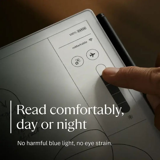reMarkable E-Book-Reader Paper Pro Move 7.3 Zoll 64GB mit Marker Plus und Premium Leder Buchhülle Schwarz