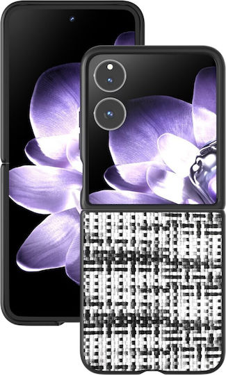 Plaid Texture Book Plastic Black (Xiaomi Mix Flip)