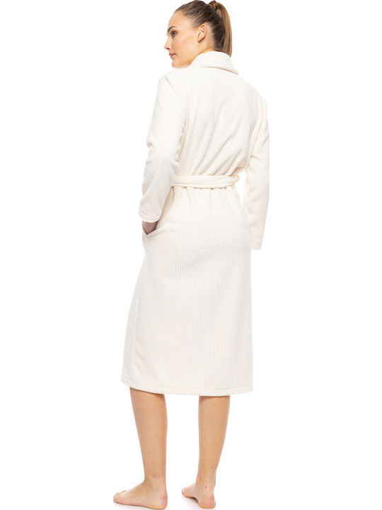 Pink Label Pentru Femei Halat White