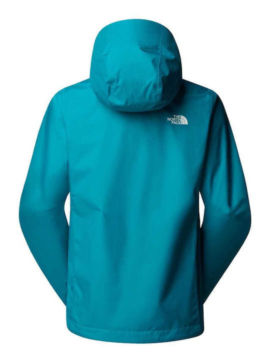 Quest Γυναικείο Μπουφάν Πεζοπορίας Αδιάβροχο Deep Teal