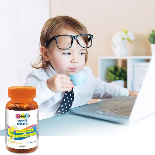Pediakid Ωμέγα 3 Κατάλληλο για Παιδιά 60 ζελεδάκια με γεύση Μήλο