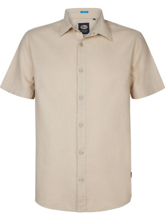 Short-sleeved Shirt Beige