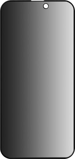 ANANK 2.5D Поверителност Защитен екран Черен (iPhone 17 / 17 Pro / 16 Pro)