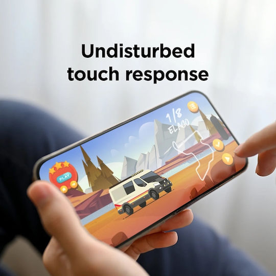 ANANK 2.5D Поверителност Защитен екран Черен (iPhone 17 / 17 Pro / 16 Pro)