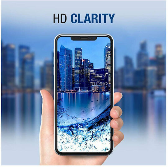 Lito 2.5D Adeziv complet Tempered Glass Negru (iPhone 16)