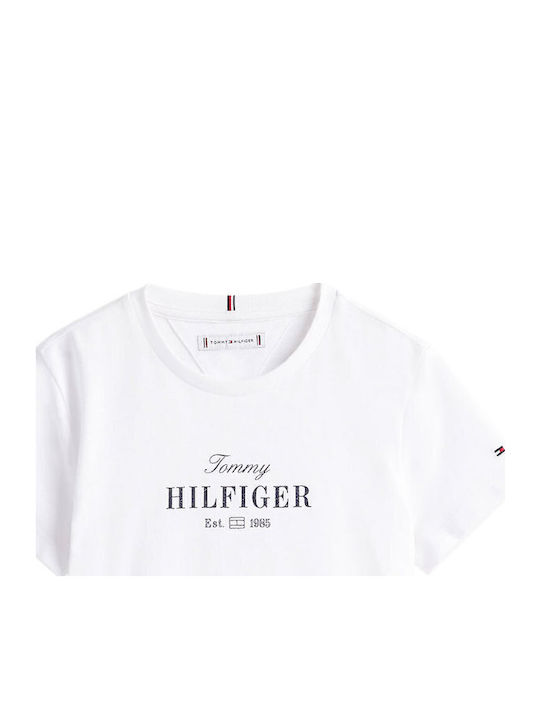 Kids Short-Sleeved White Blouse