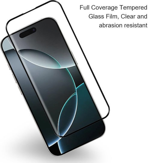 Amorus Full Face Tempered Glass (iPhone 17 / 17 Pro / 16 Pro)