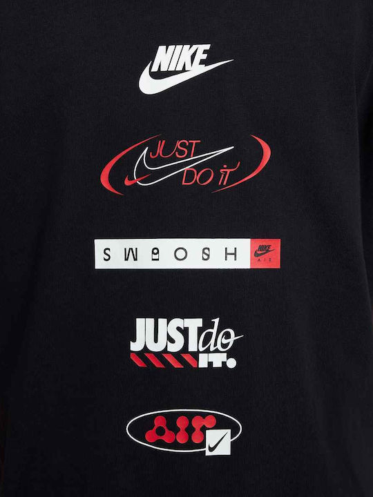 Kids' T-shirt Black Sportswear