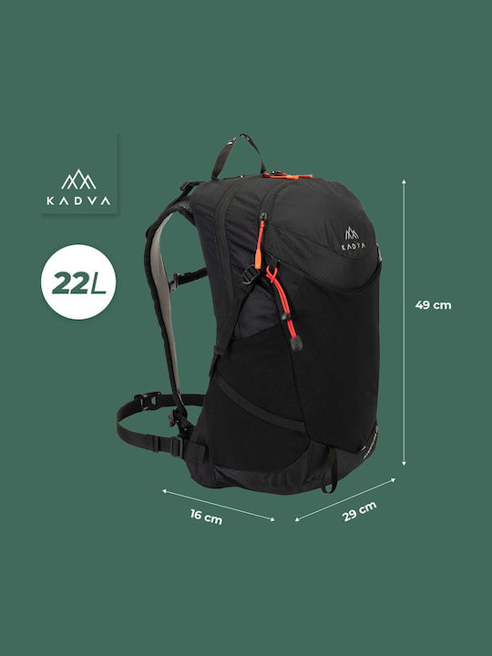 Kadva Backpack 22lt Μαύρο