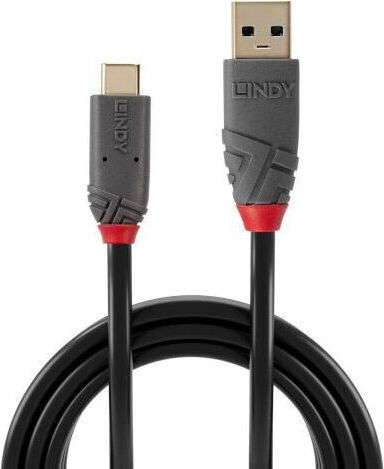 Lindy USB 2.0 Cable USB-C male - USB-A PD Μαύρο 1m 36911
