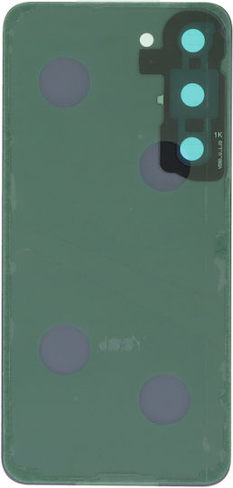 Battery Cover Battery Door + Battery Door Adhesive + Back Camera Lens Bezel Green for Galaxy S23