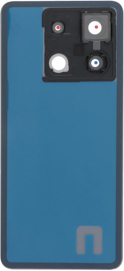 Battery Cover Battery Door + Battery Door Adhesive + Back Camera Lens Bezel Purple for Redmi Note 13 Pro 5G / Poco X6