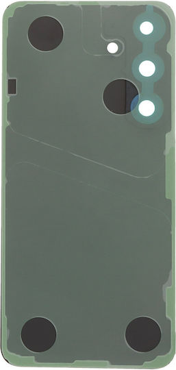 Battery Cover Battery Door + Battery Door Adhesive + Back Camera Lens Bezel Blue for Galaxy S25+