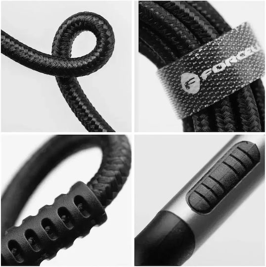 Forcell Regular la Cablu Lightning 27W Negru 1.2m