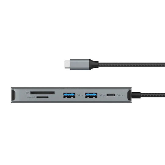 Icy Box USB-C Docking Station mit HDMI 4K PD Ethernet Gray (IB-DK4040A-CPD)