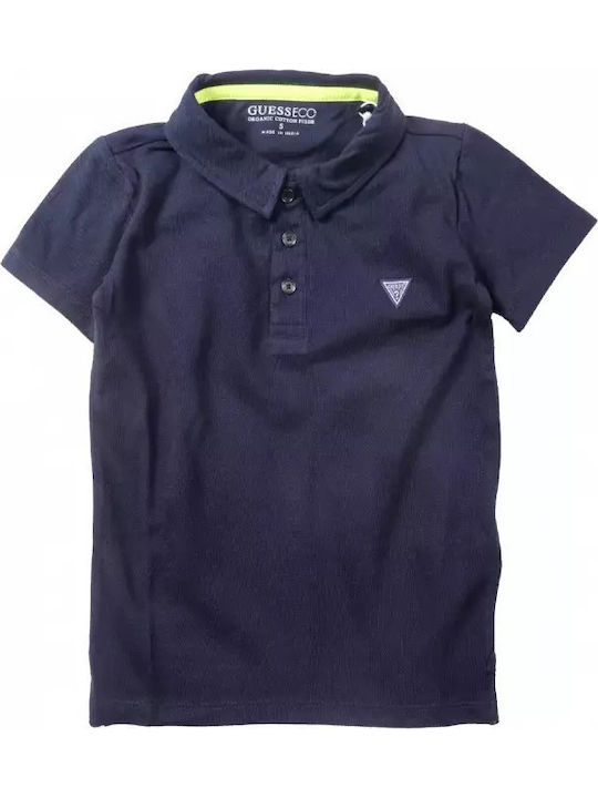 Kids' Polo Short Sleeve Navy Blue