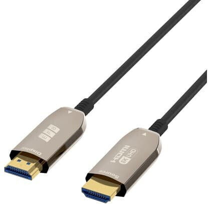 EFB HDMI 2.1 Ultra High Speed 48Gbps 4K 120Hz HDR VRR Kabel HDMI-Stecker - HDMI-Stecker 30m Schwarz