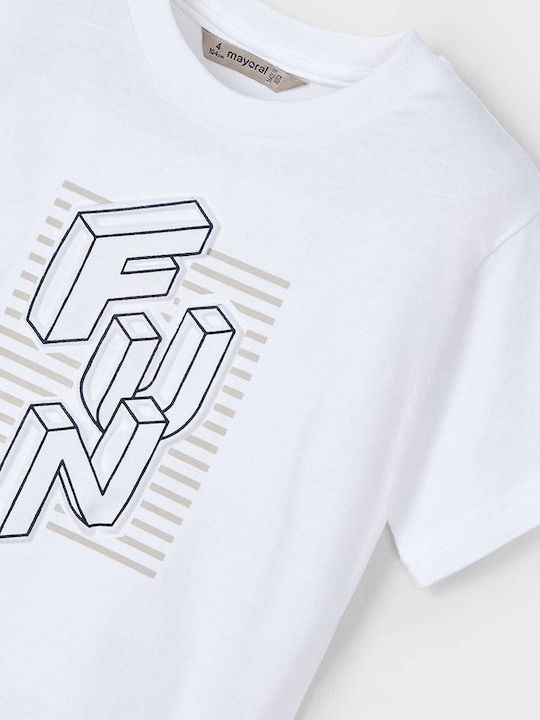 Tricou pentru copii Alb Fun
