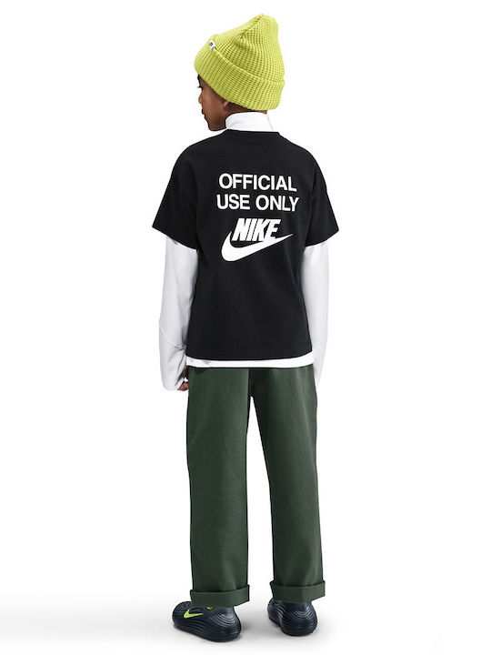 Παιδικό T-shirt Μαύρο Sportswear