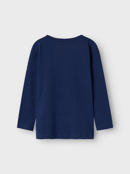 Kids' Shirt Long Sleeve Dark Blue