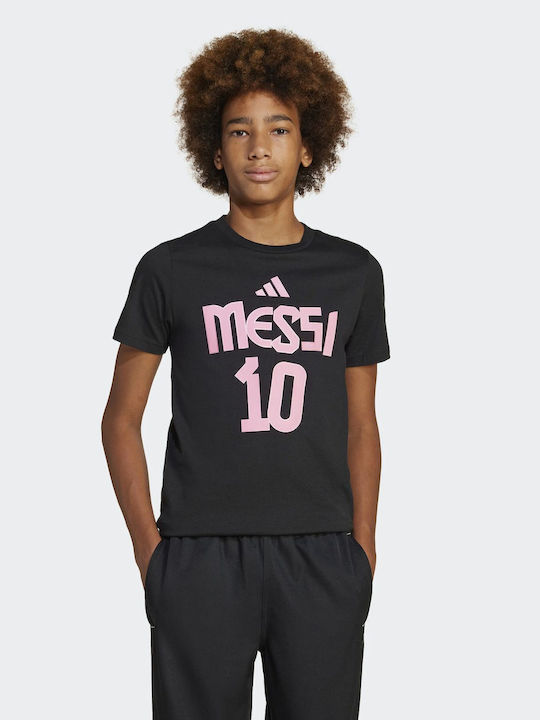 Kinder-T-Shirt Schwarz Graphic