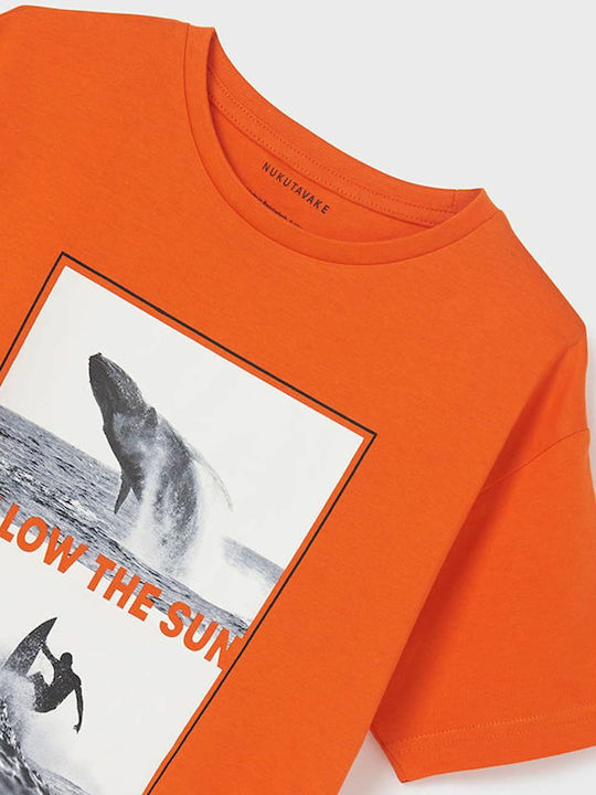 Kids' T-shirt Orange Follow The Sun
