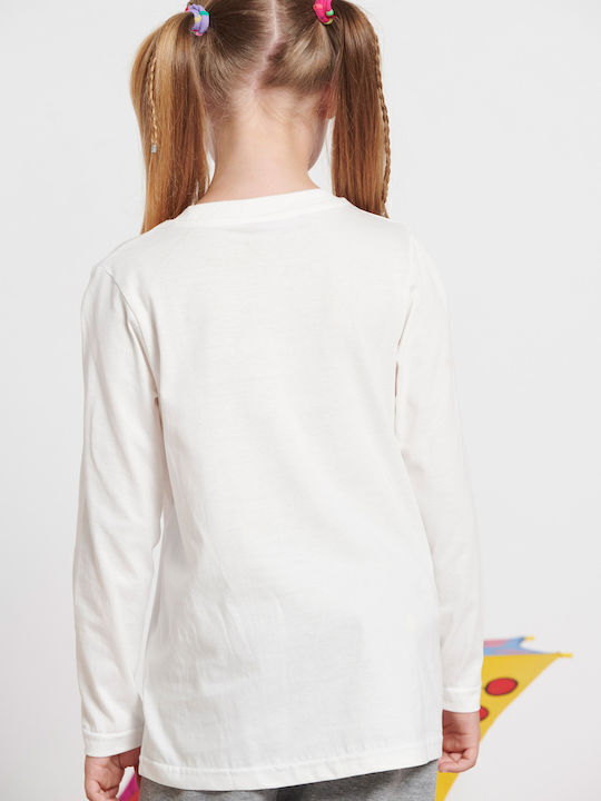 Kids' Shirt Long Sleeve Ecru