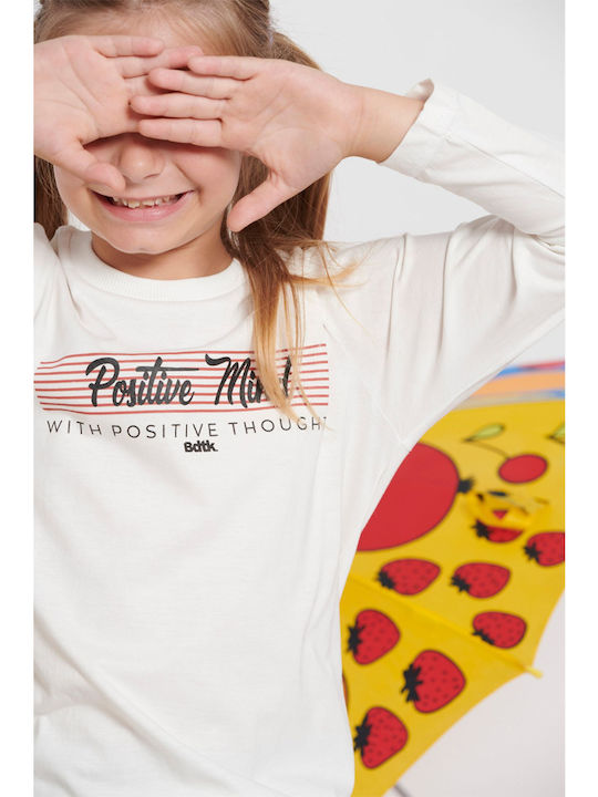 Kids' Shirt Long Sleeve Ecru
