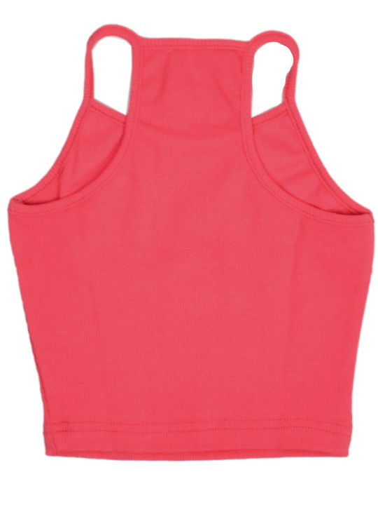 Παιδικό Crop Top Αμάνικο Coral Mood