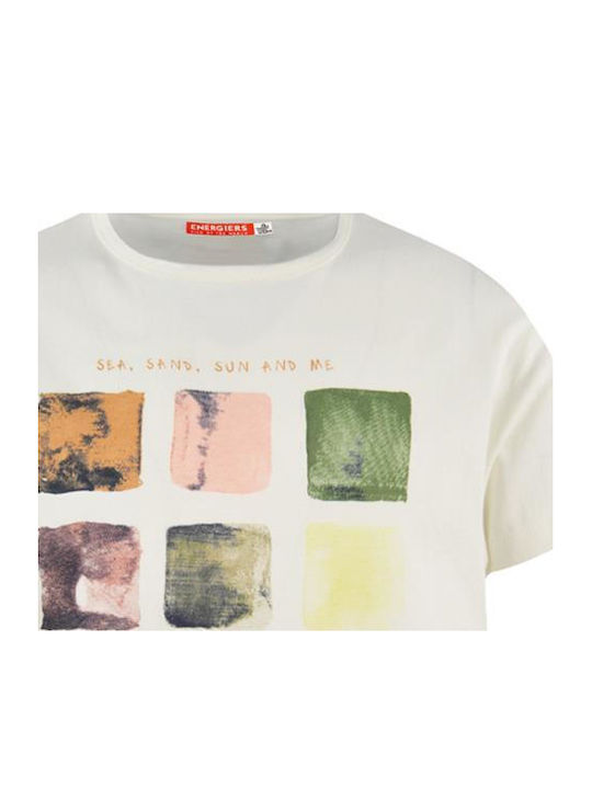 Kids' Shirt Short Sleeve Ecru