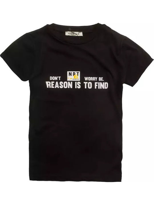 Kinder-T-Shirt Schwarz