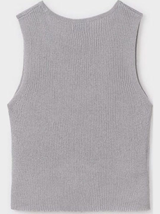 Kids' Shirt Sleeveless Silver