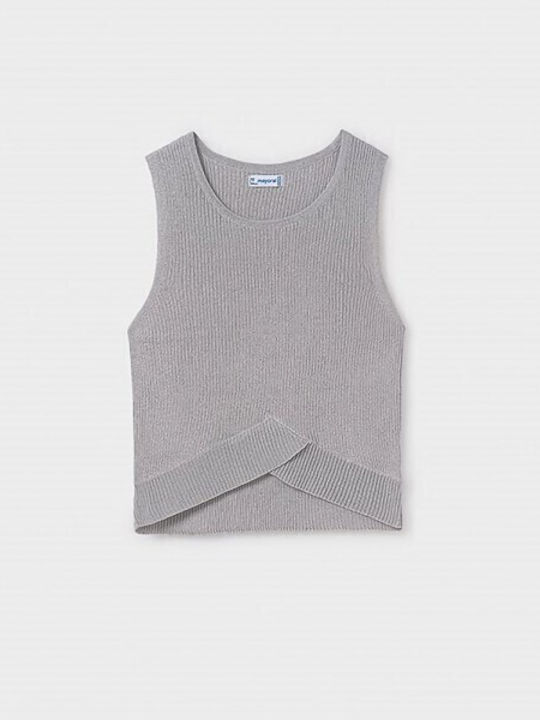 Kids' Shirt Sleeveless Silver