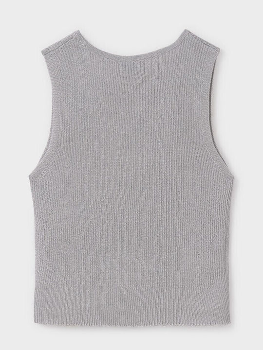 Kids' Shirt Sleeveless Silver