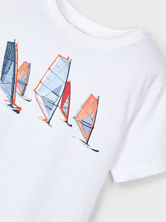 Set Kinder-T-Shirts Blau - Weiß Windsurf