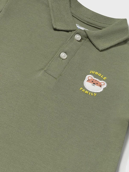 Kinderpolo Kurzarm Grün