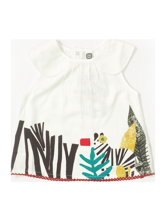 Kids' Shirt Sleeveless White