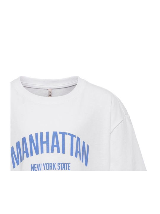 Παιδικό T-shirt Λευκό Konnaya Manhattan