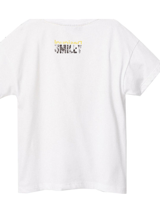 Kinder-T-Shirt Weiß Hepburn