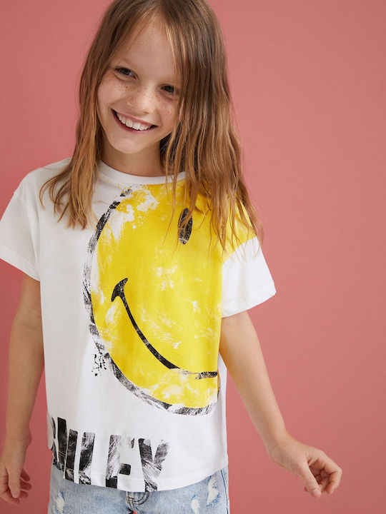 Kinder-T-Shirt Weiß Hepburn