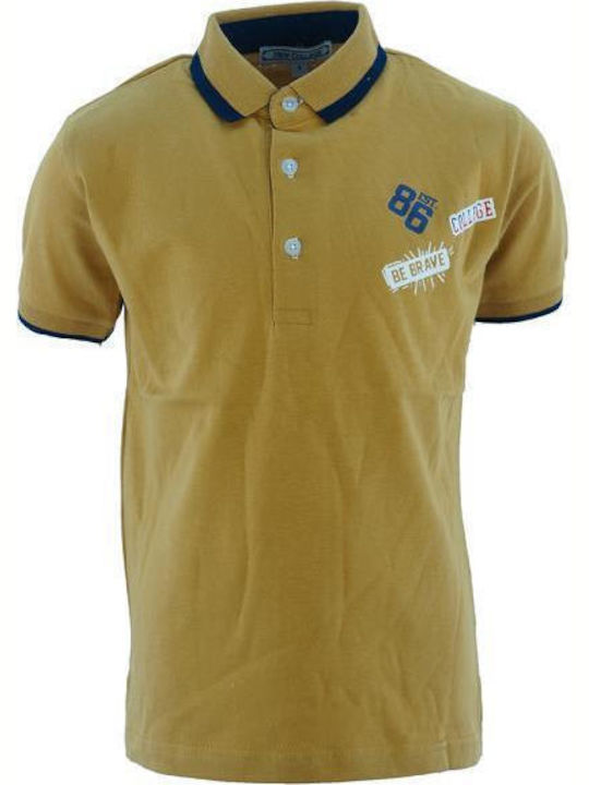 Kids' Polo Short Sleeve Orange Be Brave