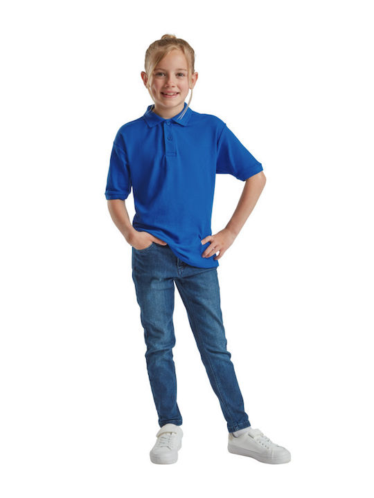 Kids' Polo Short Sleeve Royal