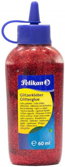 Pelikan Kleber Glitter Rot 60ml