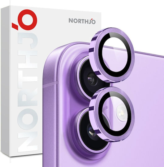 Northjo Προστασία Κάμερας Tempered Glass Μωβ για το Apple iPhone 17