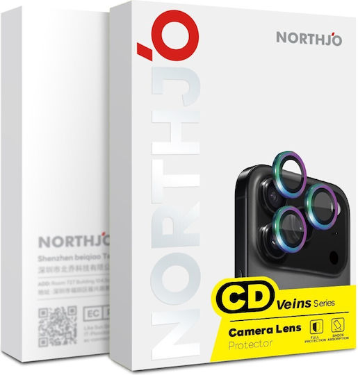 Northjo Προστασία Κάμερας Tempered Glass Πορτοκαλί για το Apple iPhone 17 Pro