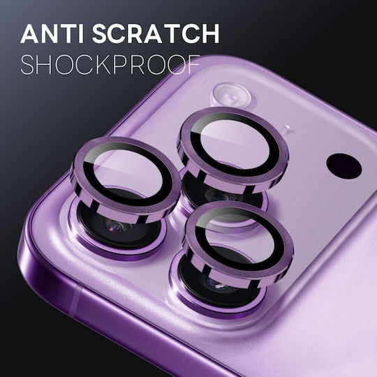 Apple Iphone 17 Pro Northjo Κρίκοι Προστασίας Κάμερα Purple