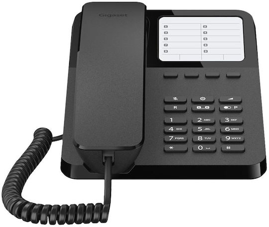 Desk400 Corded Phone Office Black S30054-H6538-C101